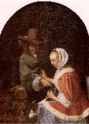 Teasing the Pet MIERIS, Frans van, the Elder